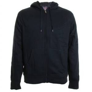 NEW GEORGE ROTH men's sherpa lined hoodie in black